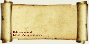 Tina Mihailović vizit kartica